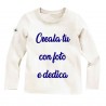 maglietta bimbo manica lunga personalizzabile