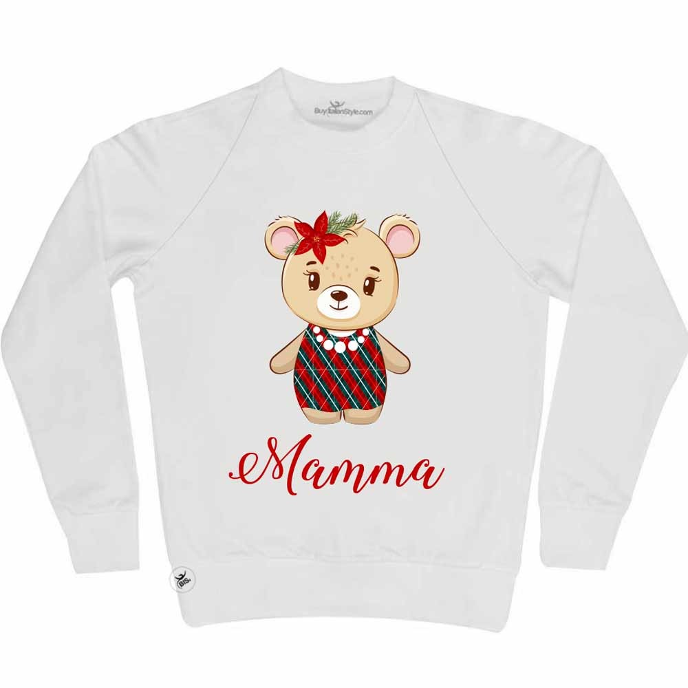 Felpa Donna natalizia "Christmas time"