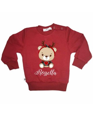 Felpa bimba "Christmas time"
