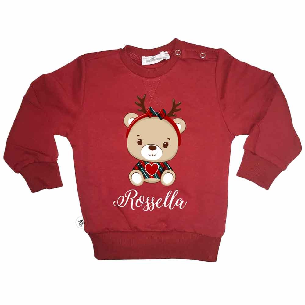 Felpa bimba "Christmas time"