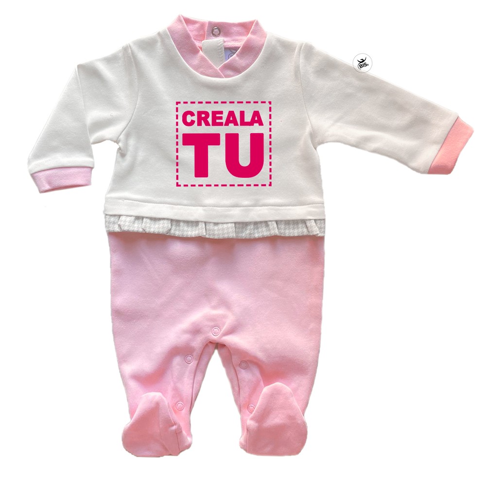 Tutina neonata in caldo cotone da personalizzare