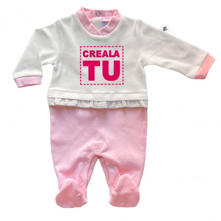 Tutina neonata in caldo cotone da personalizzare