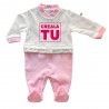 Tutina neonata in caldo cotone da personalizzare