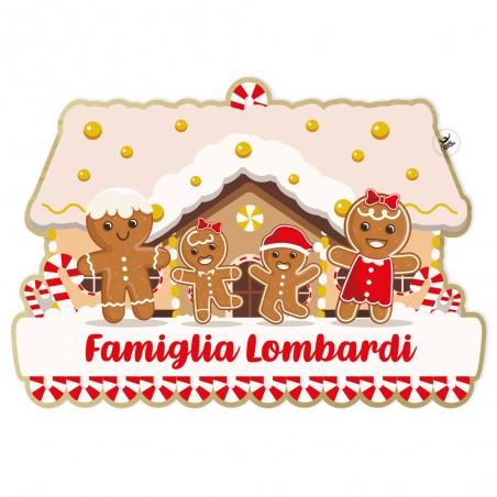 Fuoriporta in legno natalizio da personalizzare