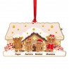 Christmas decoration "Family is where life begins and love never ends"