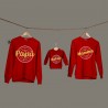 Personalized Christmas Women's Sweatshirt Little Mouse+Name