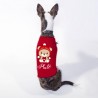 T-shirt per cani natalizio "Chistamas time"