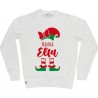 Personalized Christmas Women's Sweatshirt Little Mouse+Name
