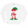 Customized Christmas Men's Sweatshirt Little Mouse+Name