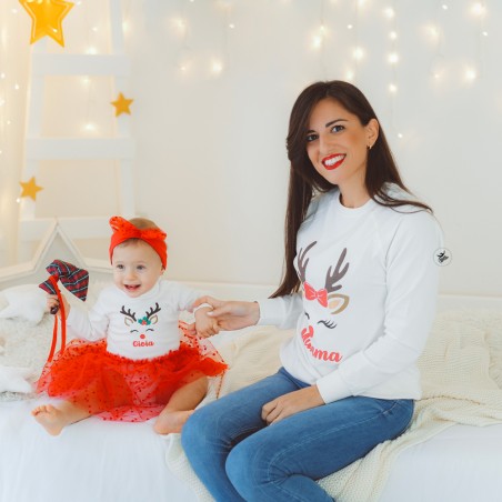 matchy matchy outfit mamma e figlia natale