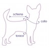 T-shirt per cani natalizio "Topino/a" da personalizzare con nome