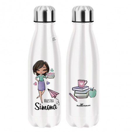 Thermal bottle in stainless steel