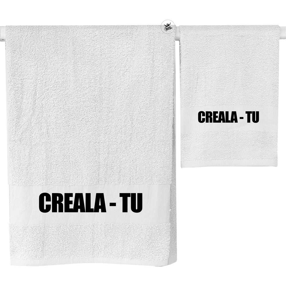 Coppia asciugamani da personalizzare