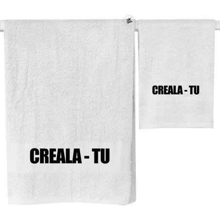 Coppia asciugamani da personalizzare