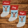 Tris Befana stocking, to customize with family names