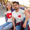 magliette fidanzati cuore puzzle san valentino