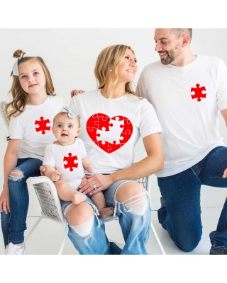 t-shirt famiglia san valentino