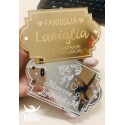Appendino fuoriporta in plexi "Innamorati" da personalizzare