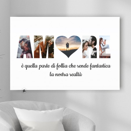 Foto-quadro AMORE