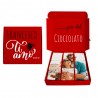 Scatola porta cioccolatini "Ti amo" da personalizzare