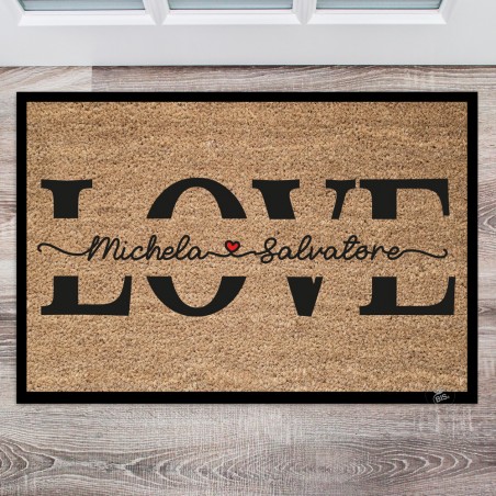 Zerbino/Tappeto da interni "LOVE"