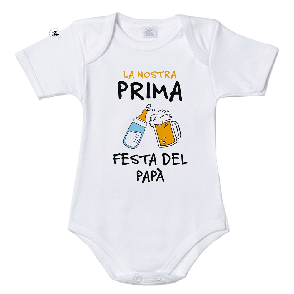 Body neonato/a "La nostra prima festa del papà"