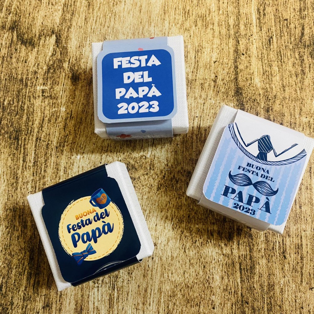Scatola regalo  PAPA' con foto a fisarmonica da personalizzare