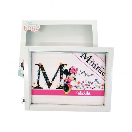Set lenzuola "Minnie flowers"  rosa