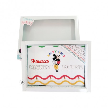 Set lenzuola "Mickey mouse Happy times"  multicolor