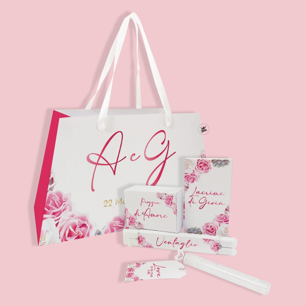 Wedding Bag con accessori Linea Barcellona da personalizzare