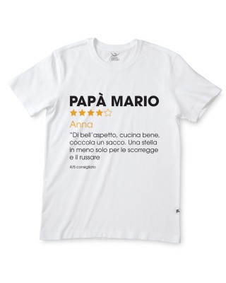 T-shirt uomo "Recensione Papà"