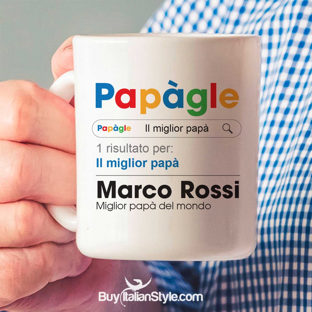 Tazza in ceramica "Papà google"