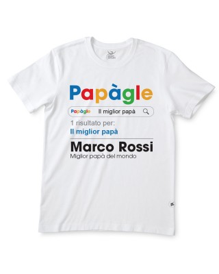 T-shirt uomo "Papàgle" da personalizzare