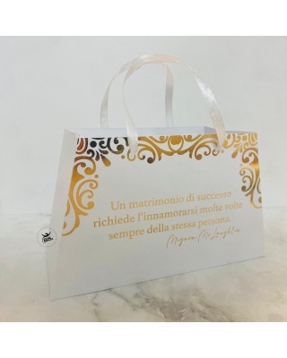 shopping wedding bag con dedica