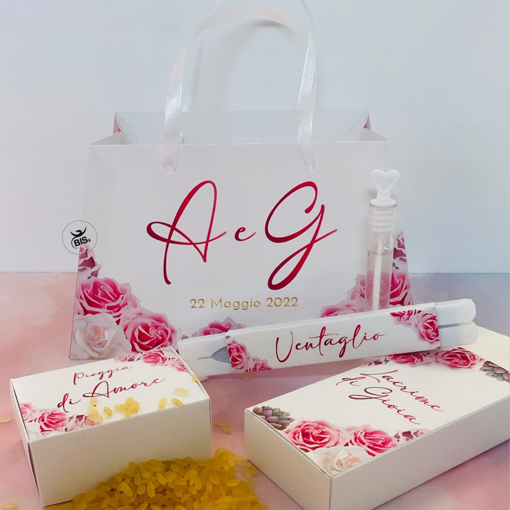 Wedding Bag con accessori "Linea Barcellona" da personalizzare