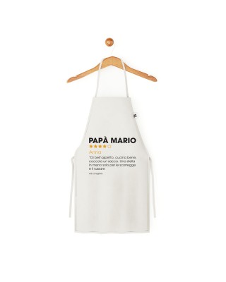 Grembriule da cucina "Recensione Papà" da personalizzare