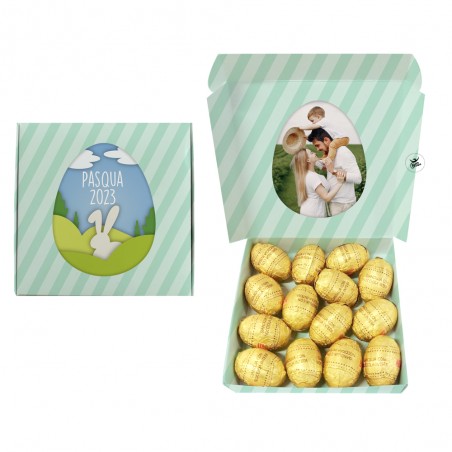 Scatola porta cioccolatini "Pasqua 2023"