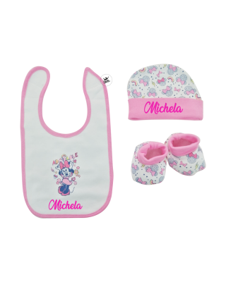 Kit 3 pezzi "Adorable Minnie" da personalizzare