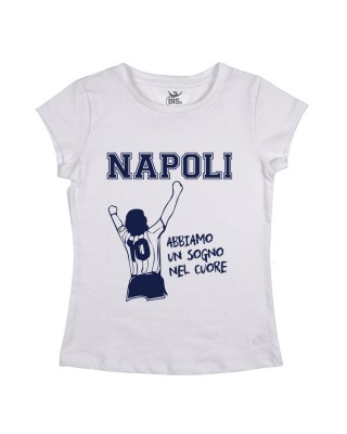 T-shirt donna  "Napoli abbiamo un sogno nel cuore"