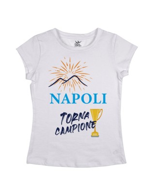 T-shirt donna  "Napoli torna campione"