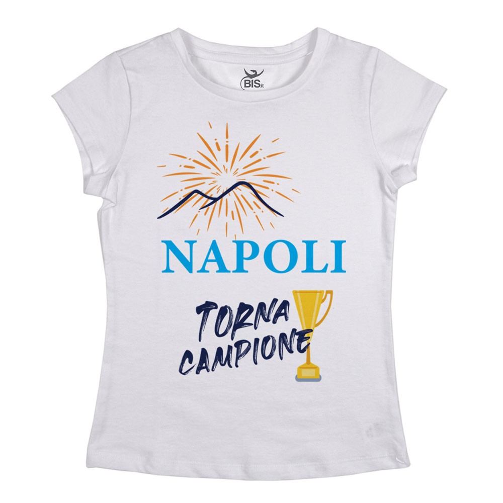T-shirt donna  "Napoli torna campione"