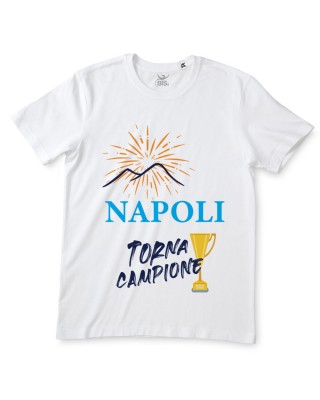 T-shirt uomo "Napoli torna campione"