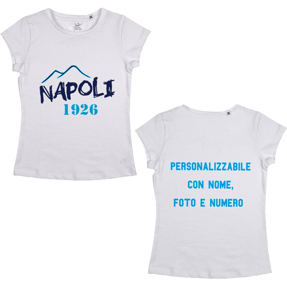 maglietta donna napoli stadio personalzizabile