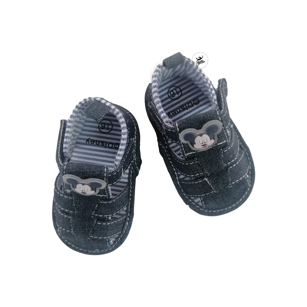 Sandalo neonato "Topolino" effetto jeans