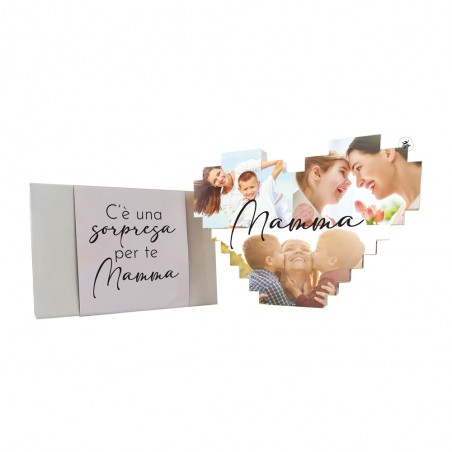 Targhetta mattoncini "Cuore" Mamma