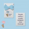 Kit 8pz astucci in carta per confetti "Teddy collection"