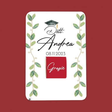 Kit 10 pz. Cioccolatini "Linea Laurea Classic"