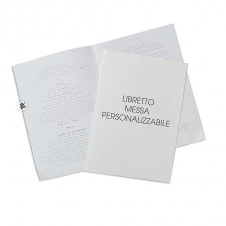 Kit 5 pezzi Libretti messa da personalizzare