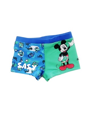 Boxer neonato da mare "Mickey fun day" bordino blu