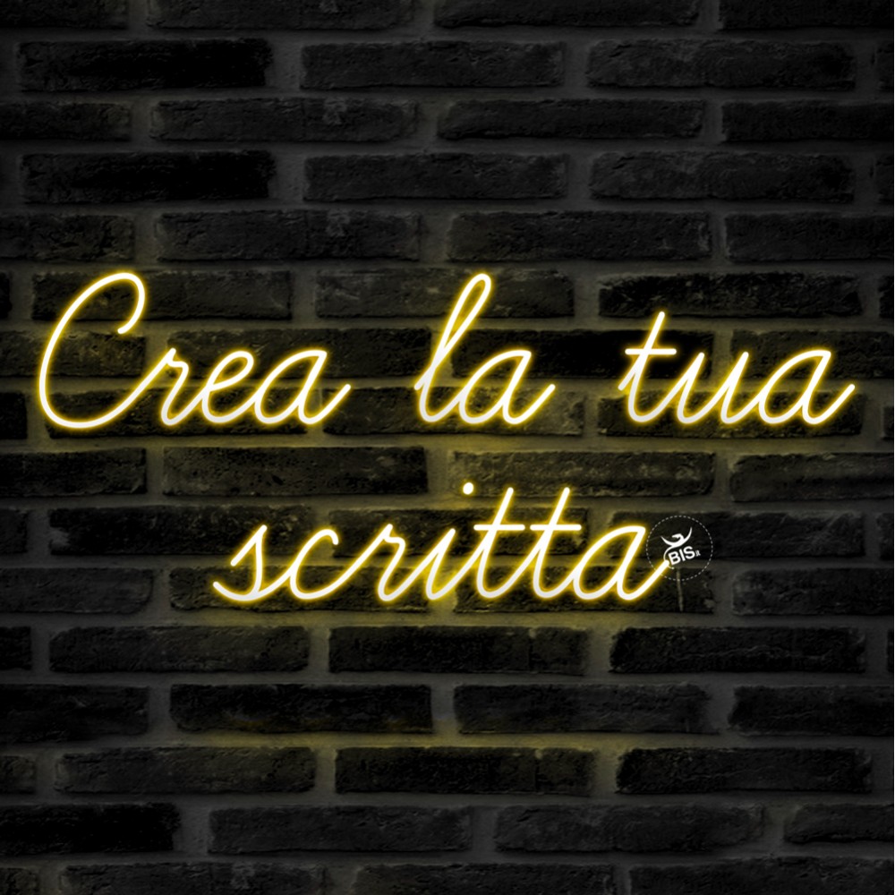 Scritta Led da personalizzare